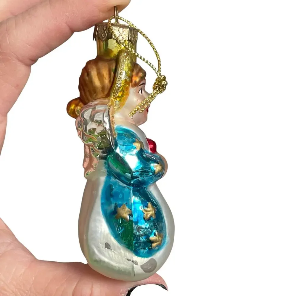 Thomas Pacconi Museum Series Angel Ornament Glass Christmas Retired Vtg READ
